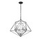 Z-Lite Geo 6 Light Chandelier, Matte Black 918-22MB-CH - alternate 2